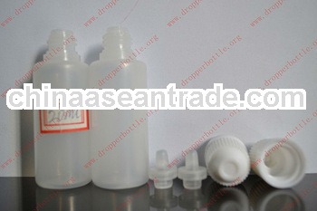 PE 20ml child proof bottles with droppers