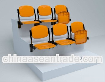 PP plastic stadium seating,bucket seating with middle backrest for public events