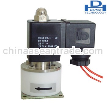 PTFE stable chemical plastic antisepsis solenoid valve