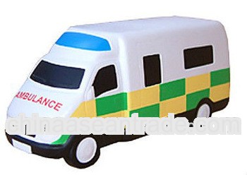 PU anti stress ambulance shaped ball