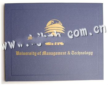 PU leather honor graduation/diploma certificate