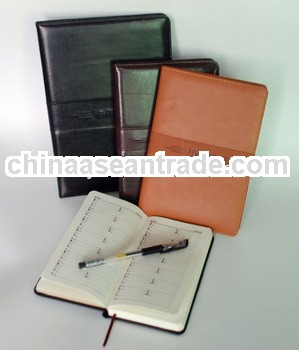 PU notebook with pen/PU diary book
