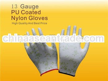 PU palm coated Esd glove