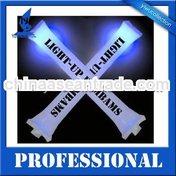 PVC LED clapper sticks,LED inflatable sticks