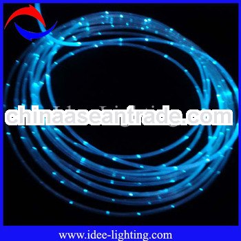 PVC Multi-String side emitting fiber optic cable lighting for decoration
