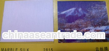 PVC cold lamination film / marble silk/self adhesive film