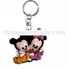 PVC flower keychains