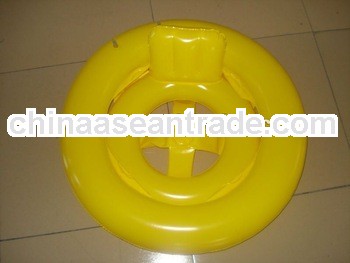 PVC inflatable baby seat ,Baby boat seat inflatable swim ring toy