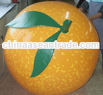 PVC inflatable orange fruit toy imitation model
