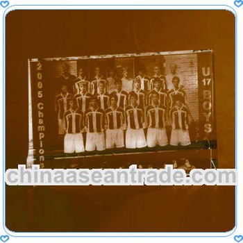 Personality Crystal Laser Etched Photo For Souvenir
