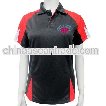 Plain promtional new style women polo shirt