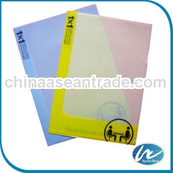 Plastic L folder, Customized Thickness, Sizes and Designs are Accepted