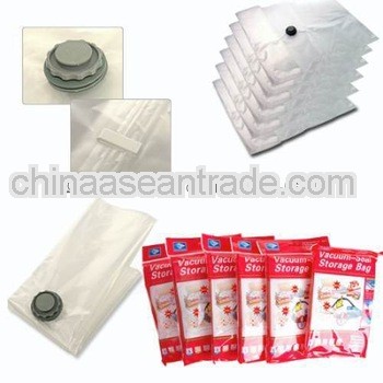Plastic Vacuum Sealed Compressed Cloth Bag Saving 75% More Space