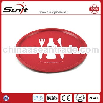 Plastic anti-slip serving tray bar beer serving tray with high quality for promotion
