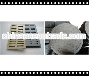 Plastic composite manhole cover and road grates