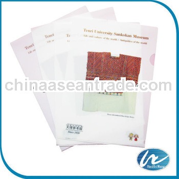 Plastic folder, Eco-friendly, Customized Logo Printings are Accepted