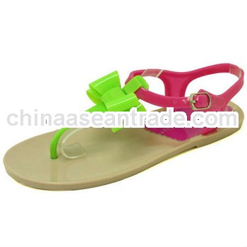 Plastic shoes jelly flat sandals