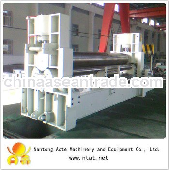 Plate bending machine for bending corrugated plate 4-7