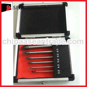 Platinum Grade 6pcs Carbide tile drill bit set