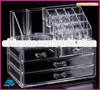 Plexiglass Pmma Acrylic Cosmetic Organizer With Drawers