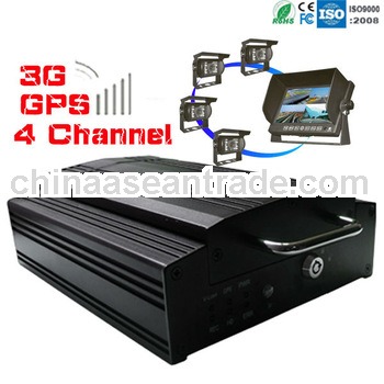 Plug & play 4ch full D1 h 264 cctv kit, free CMS, 3g taxi DVR mobile software