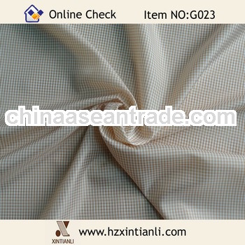 Polyester Checked Shirting Lining Material Manufacturer