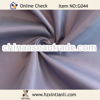 Polyester Plaid Woven Lining Fabric Supplier