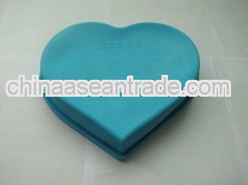 Popular Blue heart shape silicone bread model