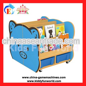 Popular Children furniture Cute Pig bookshelf