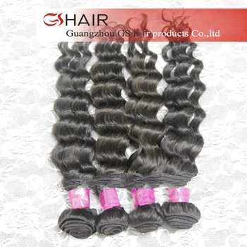Popular GS HAIR Wholesale tangle free dyeable natural color human unprocessed virgin brazilian hair 