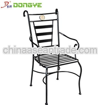 Popular Garden Wrought Iron anti-rust coffee Chair YC000701