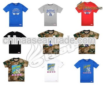 Popular embroidery 100% cotton long sleeve tees