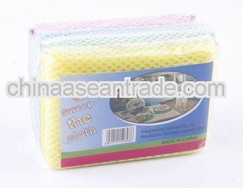 Popular net cloth fashion kitchen cleaning sponge