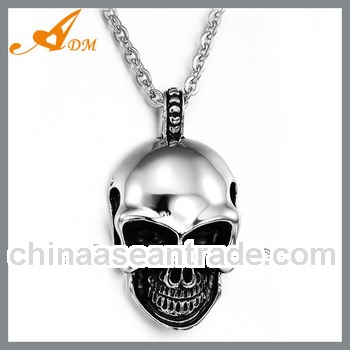 Popular unisex human skull necklace fashion