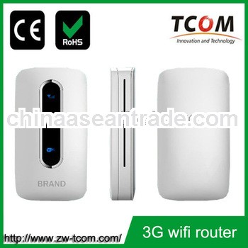 Portable 3G wireless router with 3000mAH power bank
