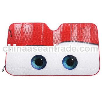 Portable AIR BUBBLE WITH ALUMINIUM FOIL car front sun shade