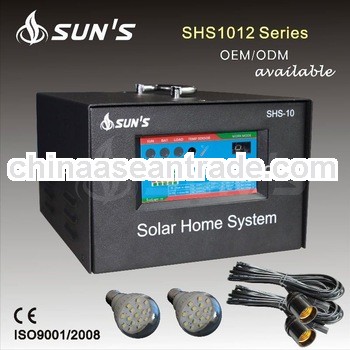 Portable Off Grid Solar Home Lighting System 10W