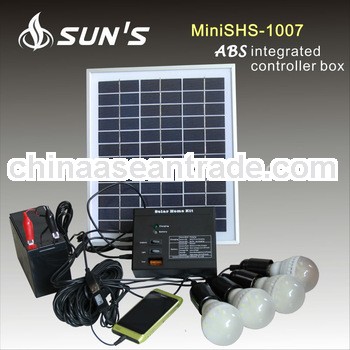 Portable Solar kit 10W With ABS integrated box