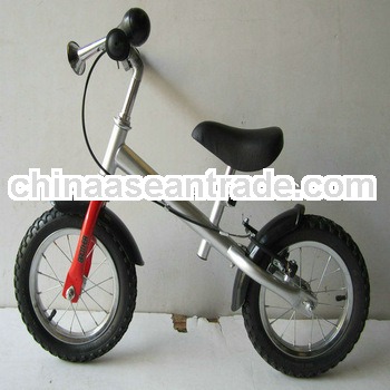 Portable kids sliver toy bicycle with a horn CE