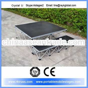 Portable mobile stage.outdoor performance stage.folding stage