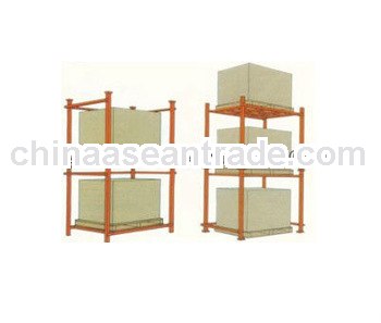 Powder coated warehouse box stackable rack