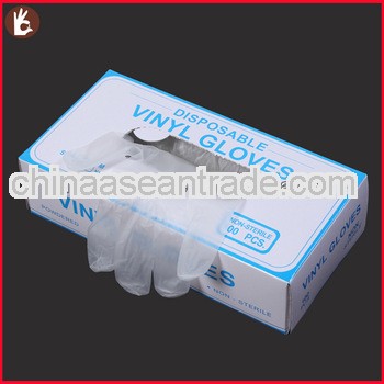 Powdered&powder free disposable vinyl gloves/chemical resin