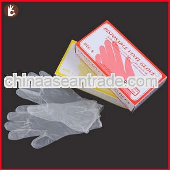 Powdered&powder free disposable vinyl gloves/clean hands pvc gloves