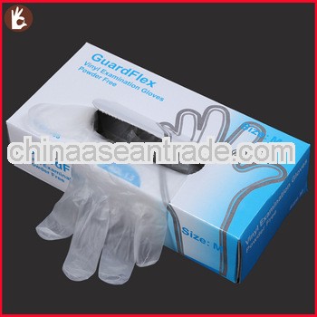 Powdered&powder free disposable vinyl gloves/fire gloves