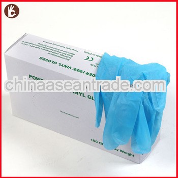 Powdered&powder free disposable vinyl gloves/garden work glove