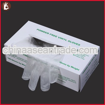 Powdered&powder free disposable vinyl gloves/heavy duty gloves
