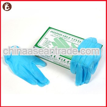 Powdered&powder free disposable vinyl gloves/packing pouch