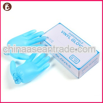 Powdered&powder free disposable vinyl gloves/raw material price