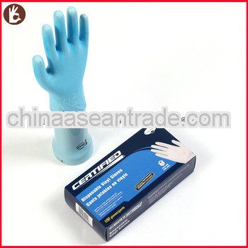 Powdered&powder free disposable vinyl gloves/wholesale light
