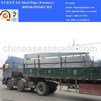 Pre Galvanized Tubes CHS/RHS/SHS